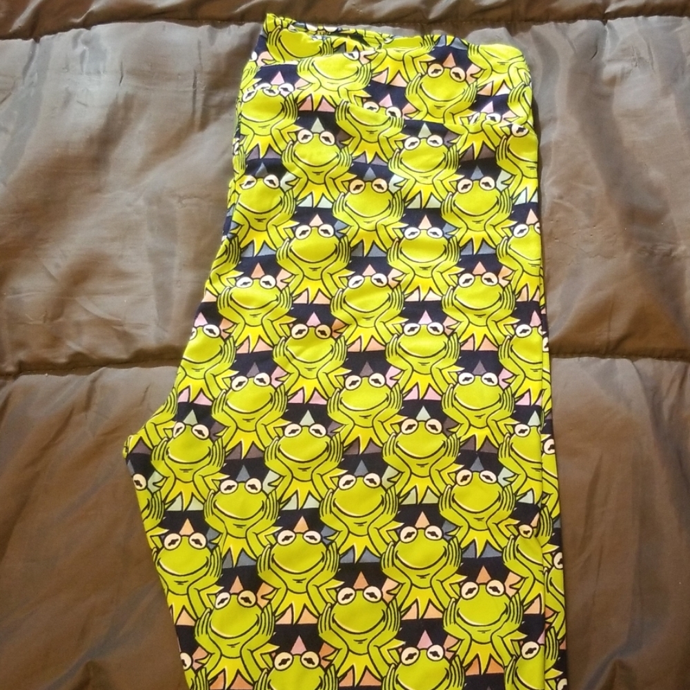 Kermit the Frog Lularoe TC leggings